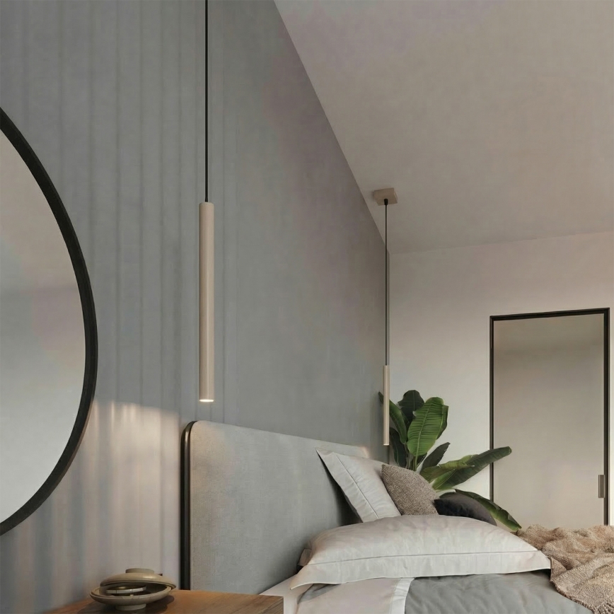Hanglamp aan kabel PASTELO 1xG9/8W/230V taupe