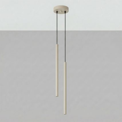 Hanglamp aan kabel PASTELO 2xG9/8W/230V taupe