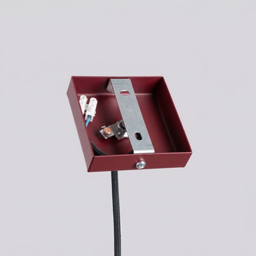 Hanglamp met kabel PASTELO 1xG9/8W/230V rood