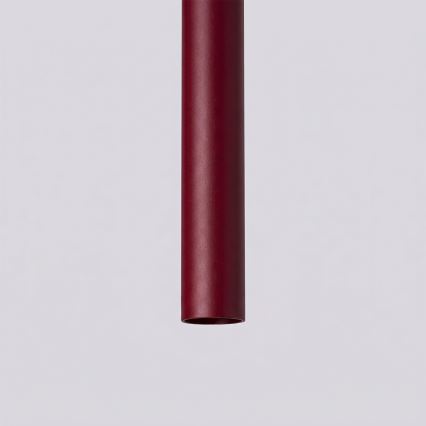 Pendellamp met kabel PASTELO 2xG9/8W/230V rood