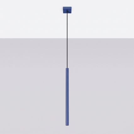 Hanglamp aan kabel PASTELO 1xG9/8W/230V blauw
