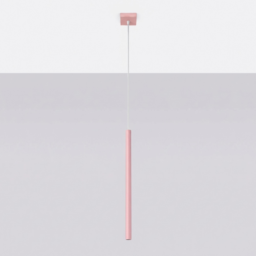 Hanglamp met snoer PASTELO 1xG9/8W/230V roze