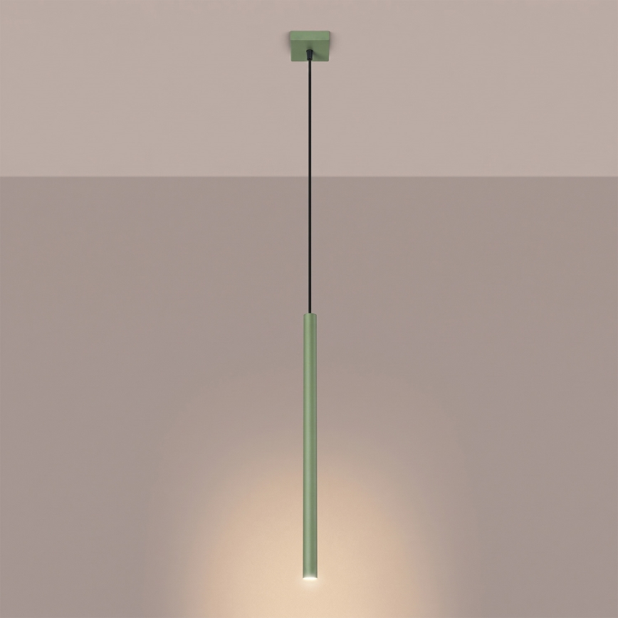 Hanglamp aan kabel PASTELO 1xG9/8W/230V groen