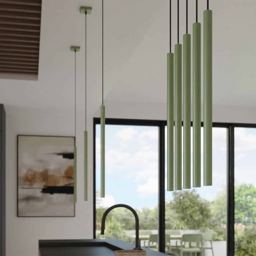 Hanglamp aan kabel PASTELO 1xG9/8W/230V groen