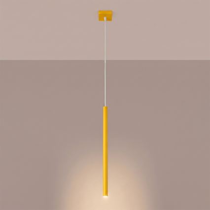 Hanglamp aan kabel PASTELO 1xG9/8W/230V geel