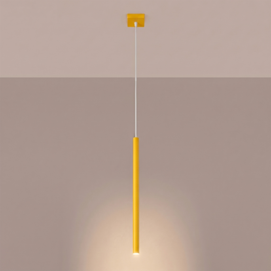Hanglamp aan kabel PASTELO 1xG9/8W/230V geel