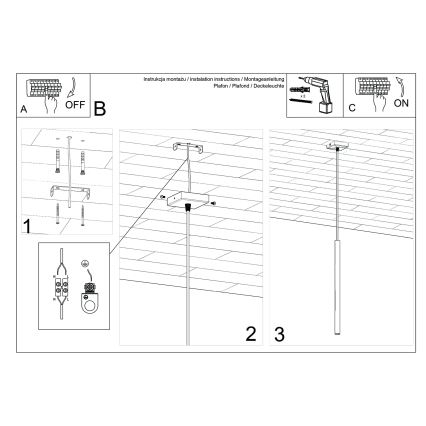 Hanglamp aan snoer PASTELO 1xG9/8W/230V rood