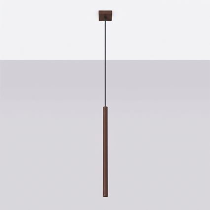 Hanglamp met kabel PASTELO 1x G9/8W/230V bruin