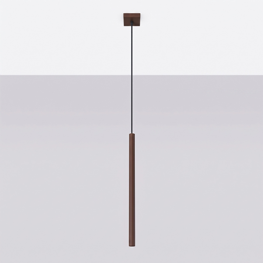 Hanglamp met kabel PASTELO 1x G9/8W/230V bruin
