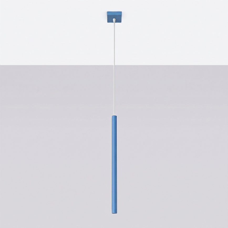 Pendellamp PASTELO met kabel, 1xG9/8W/230V, blauw