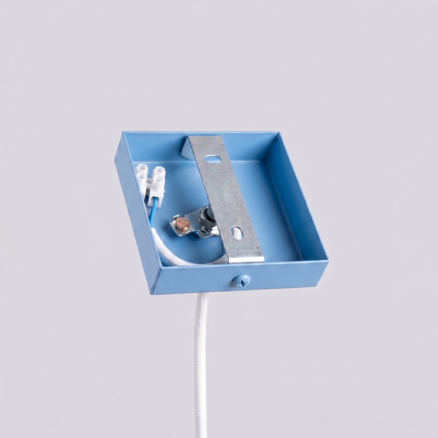 Pendellamp PASTELO met kabel, 1xG9/8W/230V, blauw