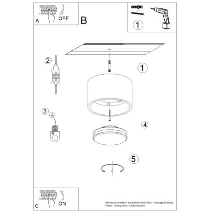 Spotlamp MODO 1xGX53/10W/230V wit