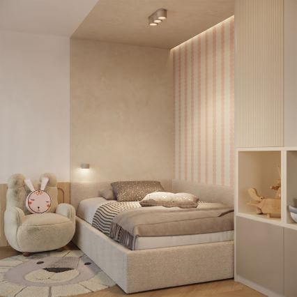 Wandlamp MODO 1xGX53/10W/230V taupe