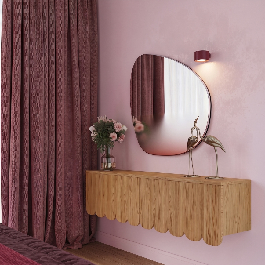 Wandlamp MODO 1xGX53/10W/230V rood