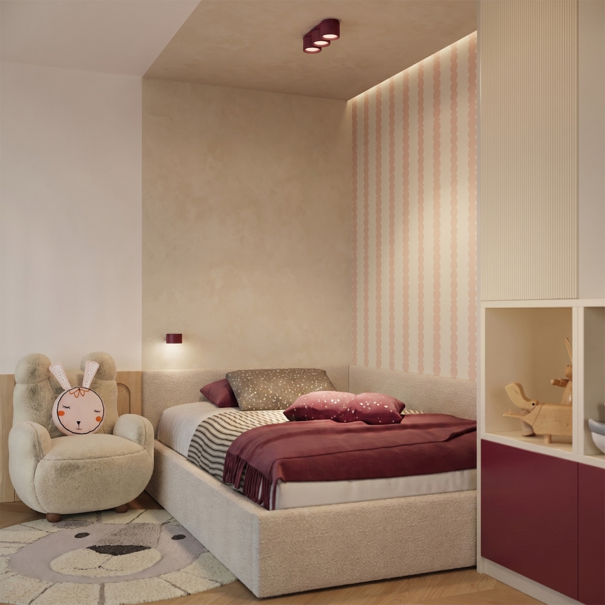 Wandlamp MODO 1xGX53/10W/230V rood