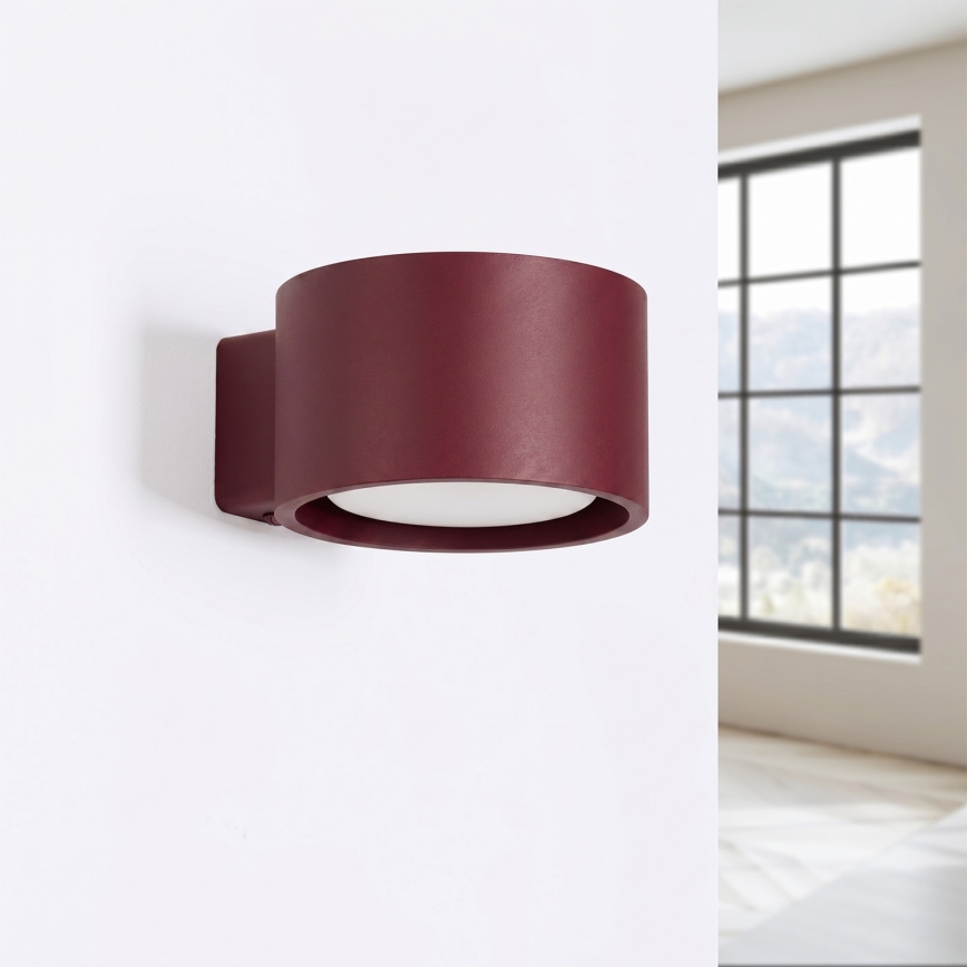Wandlamp MODO 1xGX53/10W/230V rood