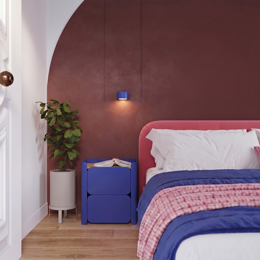 Wandlamp MODO 1xGX53/10W/230V blauw