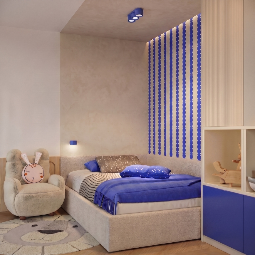 Wandlamp MODO 1xGX53/10W/230V blauw