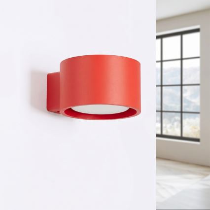 Wandlamp MODO 1xGX53/10W/230V rood