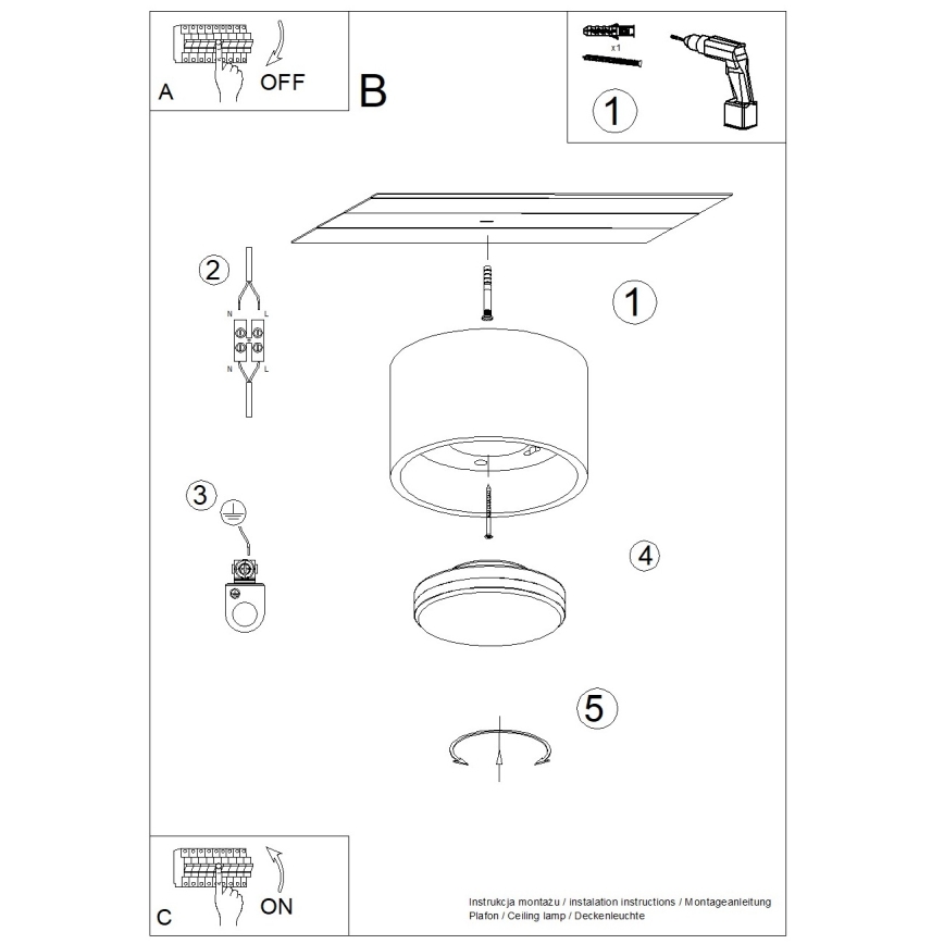 Spotlamp MODO 1xGX53/10W/230V rood