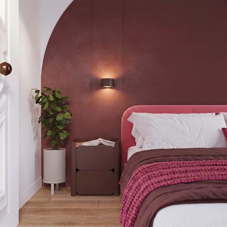 Wandlamp MODO 1xGX53/10W/230V bruin