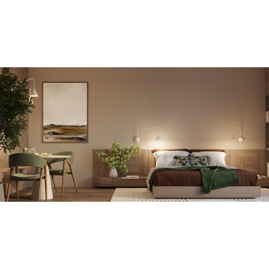 Wandlamp NOX 1xE14/10W/230V crème