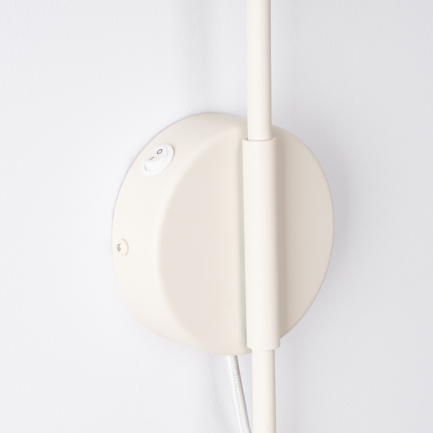 Wandlamp NOX 1xE14/10W/230V crème