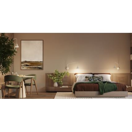 Wandlamp NOX 2xE14/10W/230V crèmekleurig