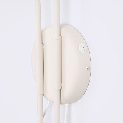 Wandlamp NOX 2xE14/10W/230V crèmekleurig