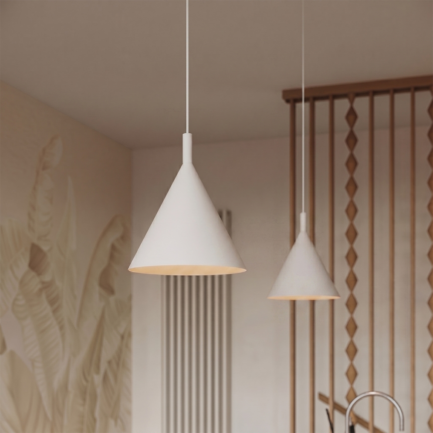 Snoerhanglamp NOX 1xE27/15W/230V crème