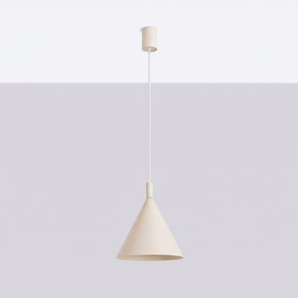 Snoerhanglamp NOX 1xE27/15W/230V crème
