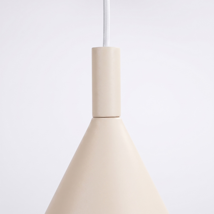 Snoerhanglamp NOX 1xE27/15W/230V crème