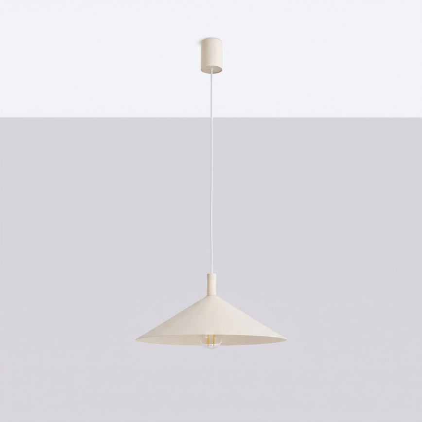 Hanglamp aan kabel NOX 1xE27/15W/230V crème