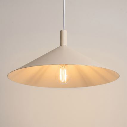 Hanglamp aan kabel NOX 1xE27/15W/230V crème