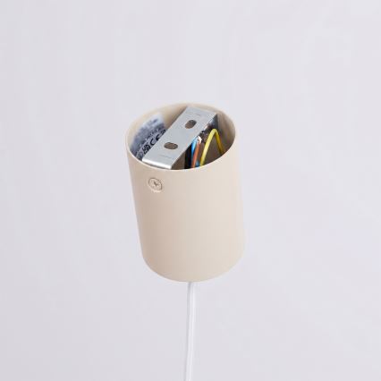 Hanglamp aan kabel NOX 1xE27/15W/230V crème