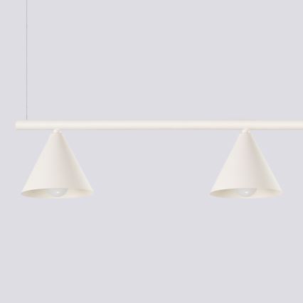 Pendellamp met kabel NOX 4xE14/10W/230V crème