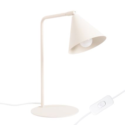 Tafellamp NOX 1xE14/10W/230V crème