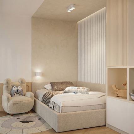 Wandlamp AURA 1xGX53/10W/230V wit