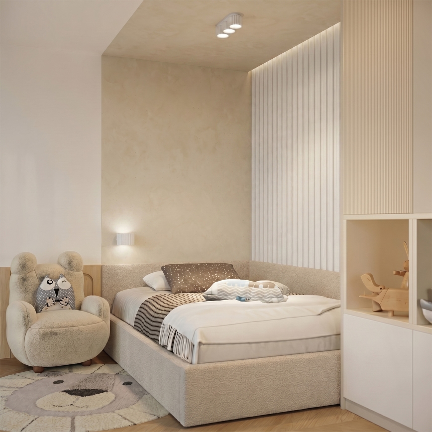Wandlamp AURA 1xGX53/10W/230V wit