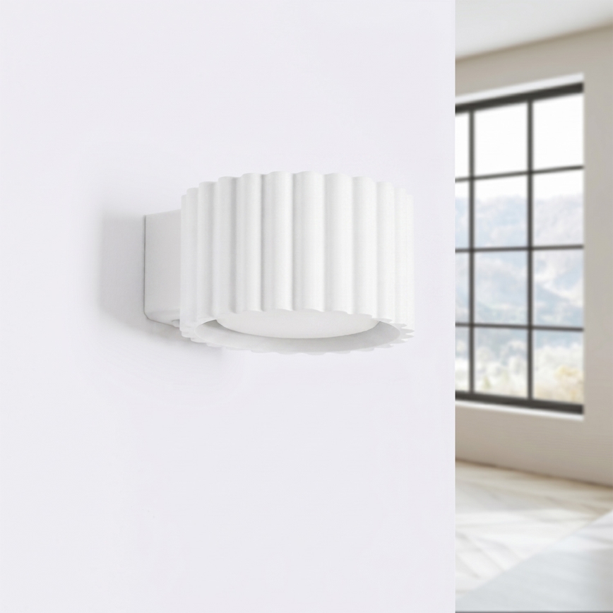 Wandlamp AURA 1xGX53/10W/230V wit