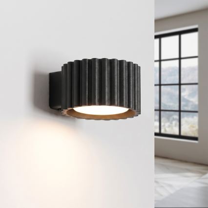 Wandlamp AURA 1xGX53/10W/230V zwart
