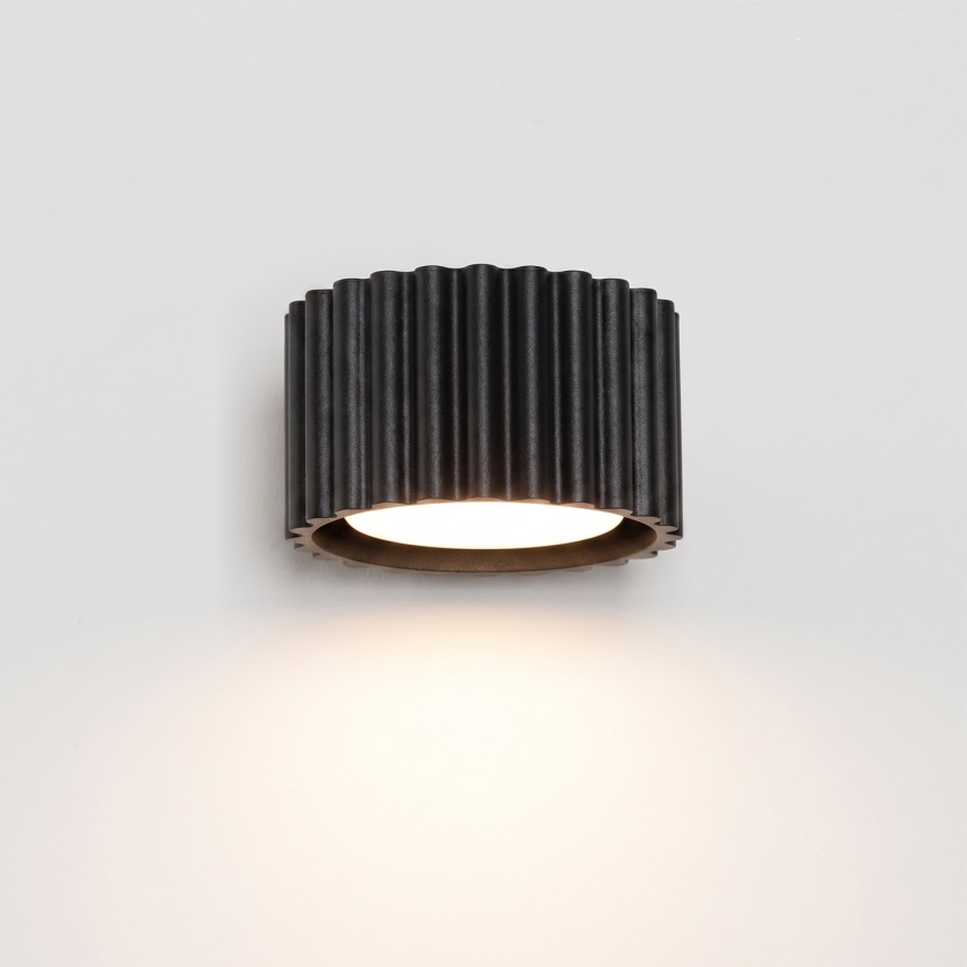 Wandlamp AURA 1xGX53/10W/230V zwart
