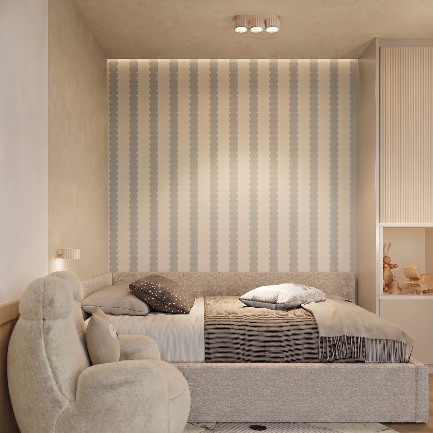 Wandlamp AURA 1xGX53/10W/230V crème