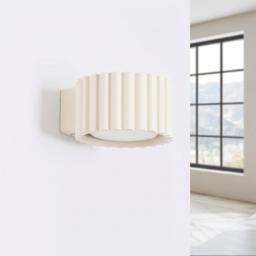 Wandlamp AURA 1xGX53/10W/230V crème