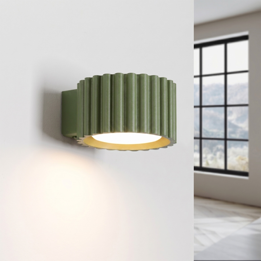 Wandlamp AURA 1xGX53/10W/230V groen