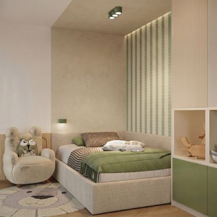 Wandlamp AURA 1xGX53/10W/230V groen
