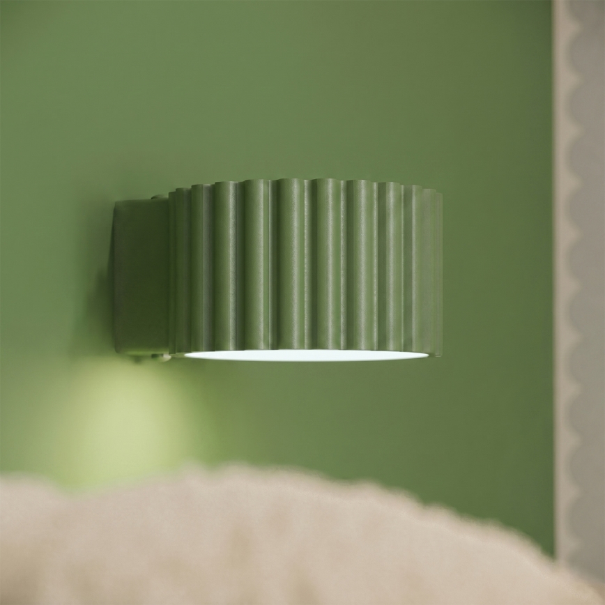 Wandlamp AURA 1xGX53/10W/230V groen
