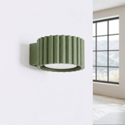 Wandlamp AURA 1xGX53/10W/230V groen