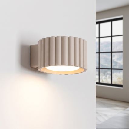Wandlamp AURA 1xGX53/10W/230V taupe