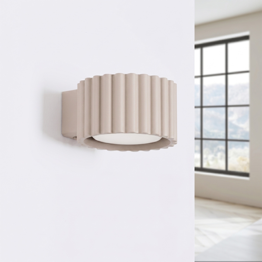 Wandlamp AURA 1xGX53/10W/230V taupe